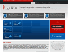 Tablet Screenshot of loginwall.com
